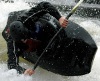 Ed Hopper testing a Saint prototype at Hurley, UK